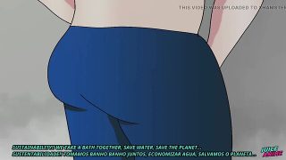 My str8 friend gives me a hand in the shower: yaoi bl gay hentai anime